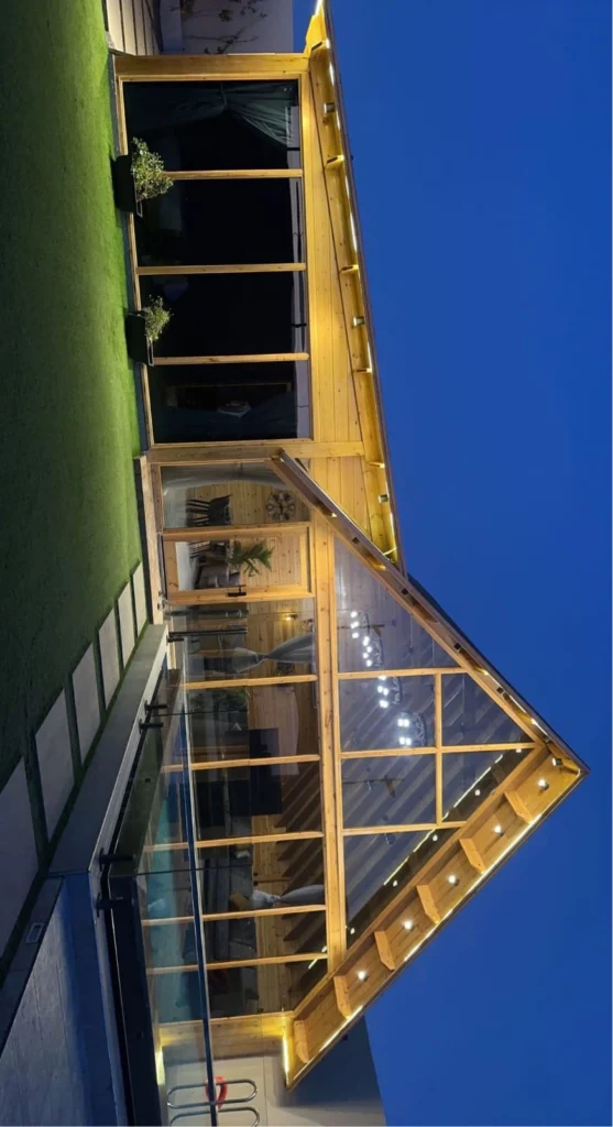 شالية خشبي - افضل اكواخ بالسعودية